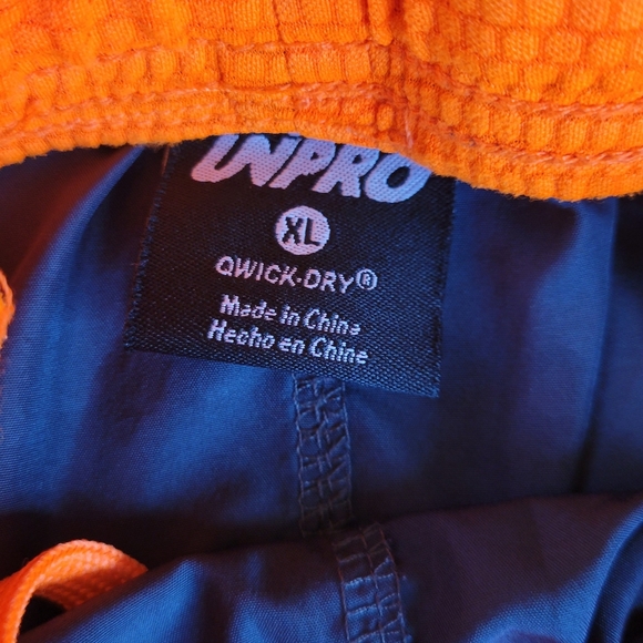 Unipro Shorts Gray Unipro Shorts Orange Board Quick Dry Trunks